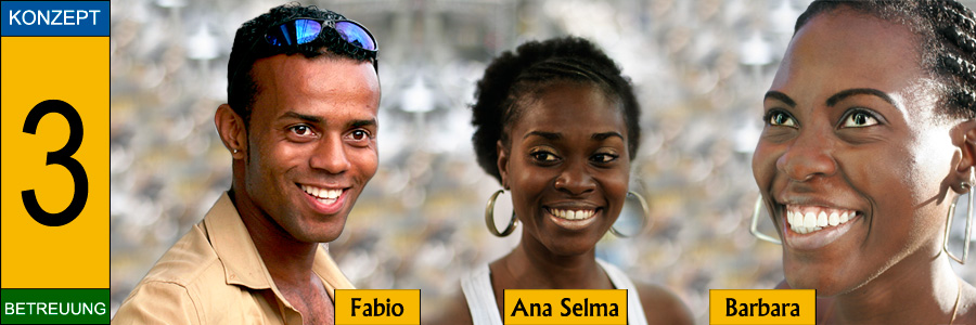 Konzept der Agentur Samba Nr. 3: Reisebetreuung